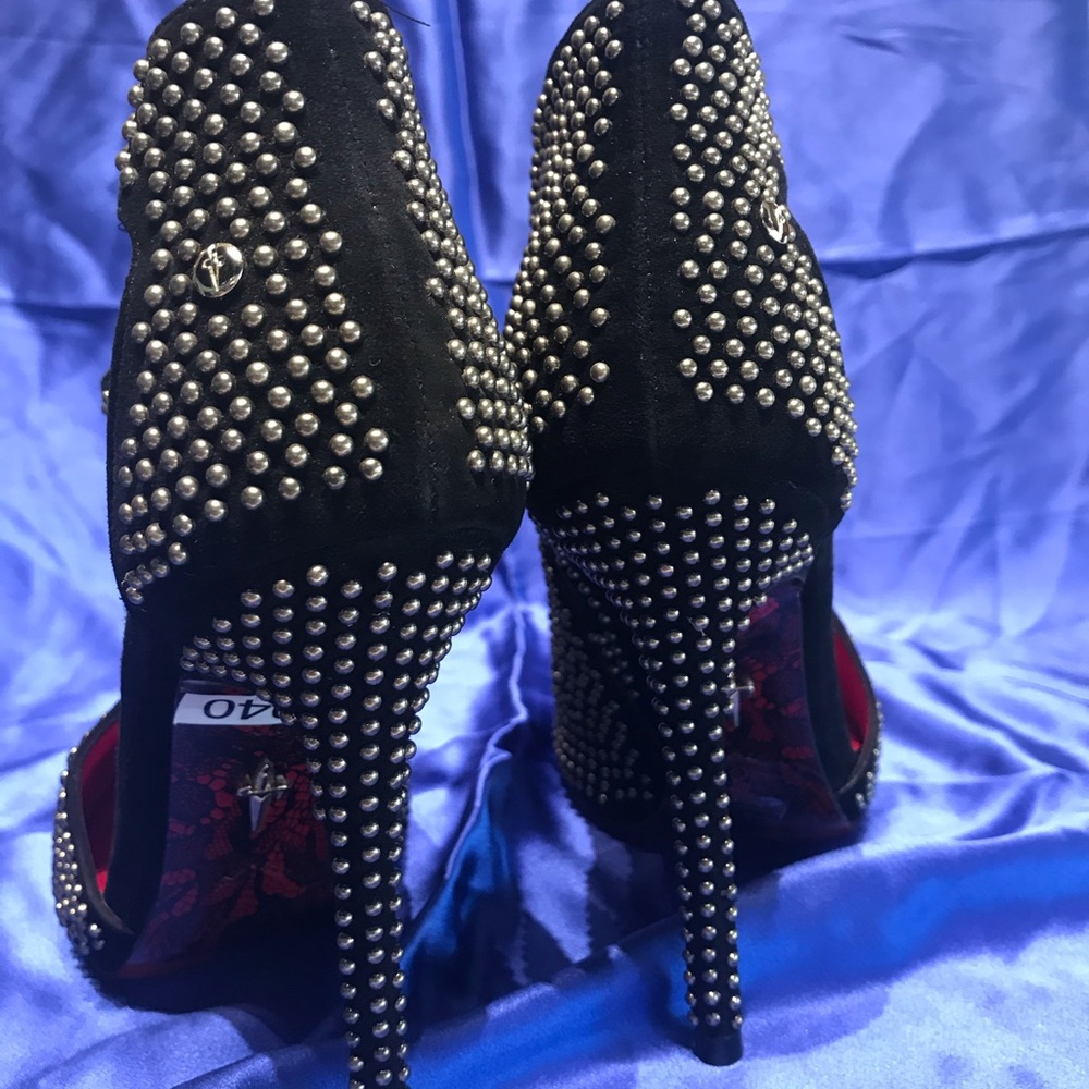 Cesare Paciotti ankle boot open side with studs - Picture 5 of 5